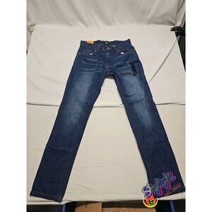 True Timber Men's Blue Straight Denim Jeans 100 Cotton Size 32x32